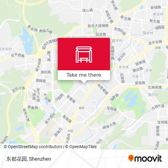 东都花园 map