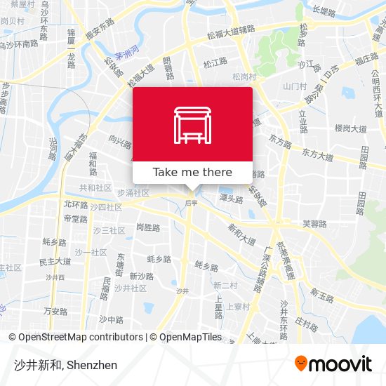 沙井新和 map