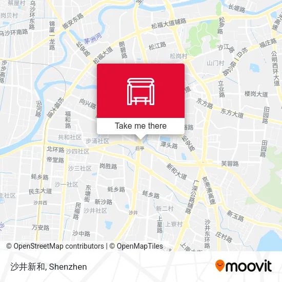 沙井新和 map
