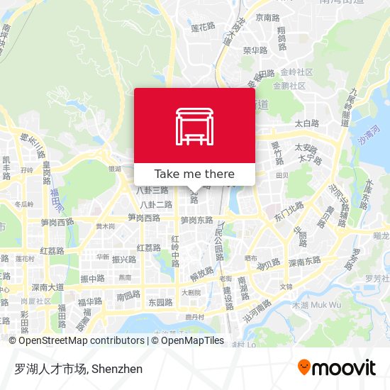 罗湖人才市场 map