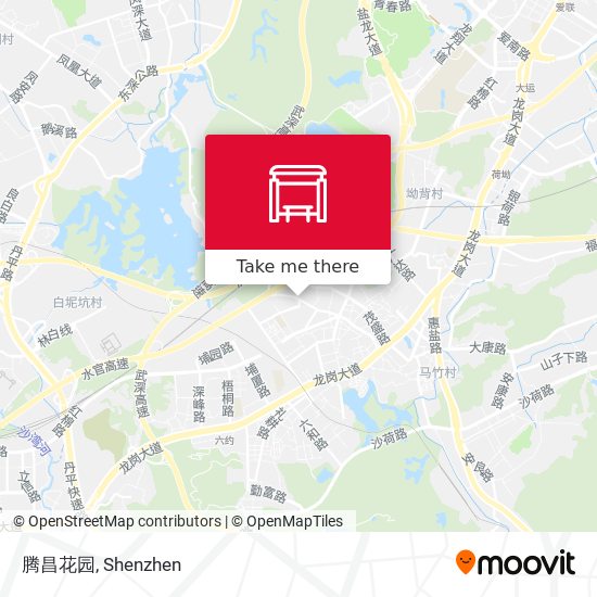 腾昌花园 map