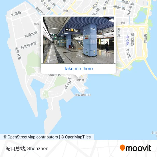 蛇口总站 map