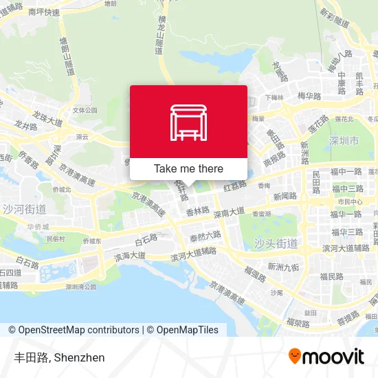 丰田路 map