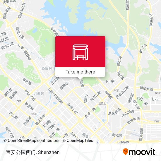 宝安公园西门 map