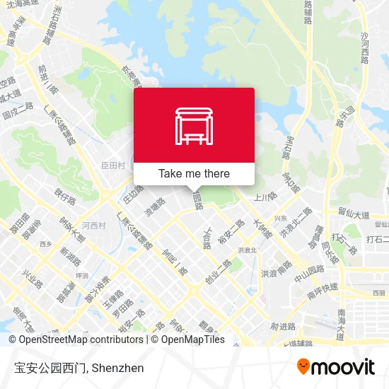 宝安公园西门 map