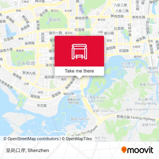 皇岗口岸 map
