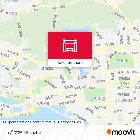 市委党校 map