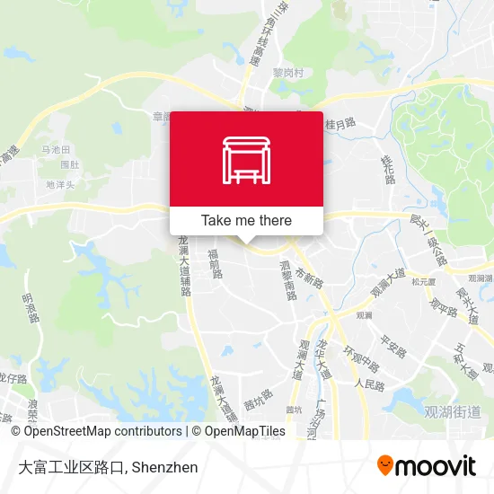 大富工业区路口 map