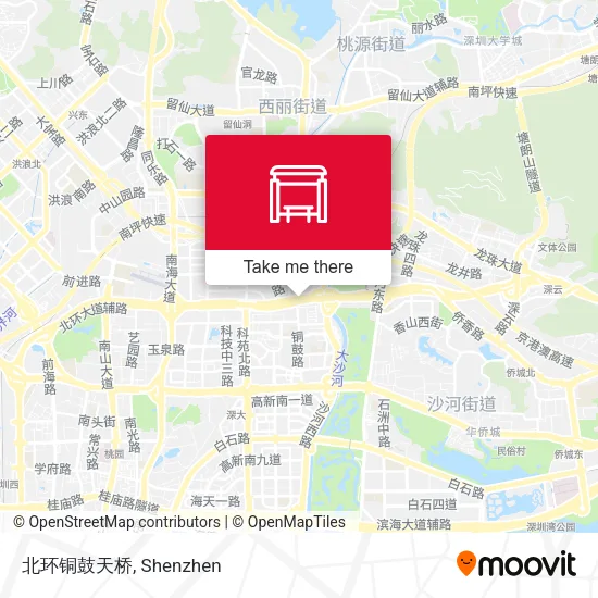 北环铜鼓天桥 map