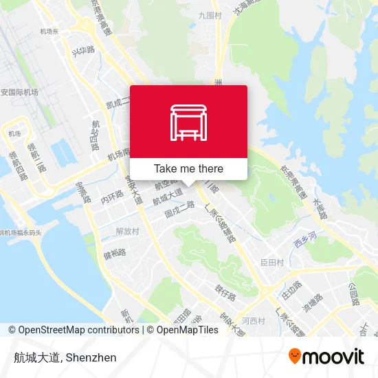 航城大道 map