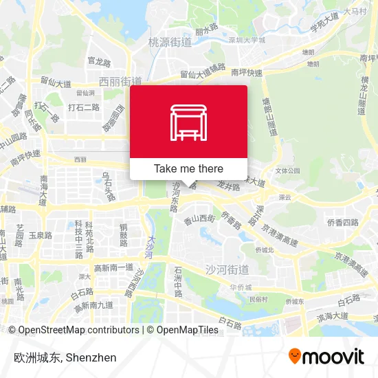 欧洲城东 map