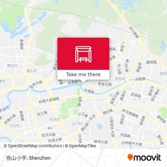 燕山小学 map
