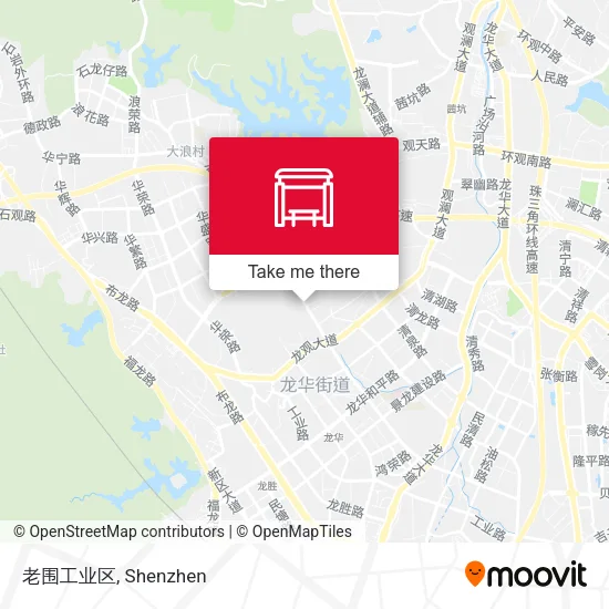 老围工业区 map