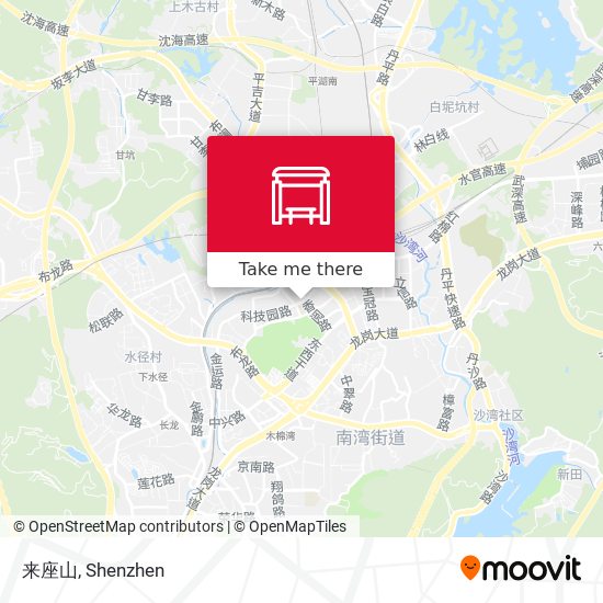 来座山 map