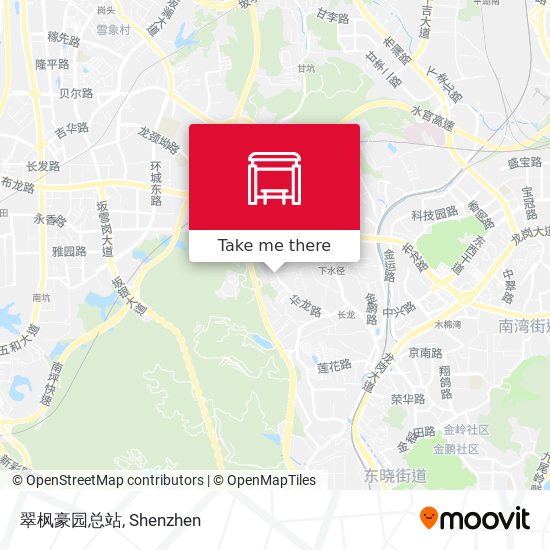 翠枫豪园总站 map