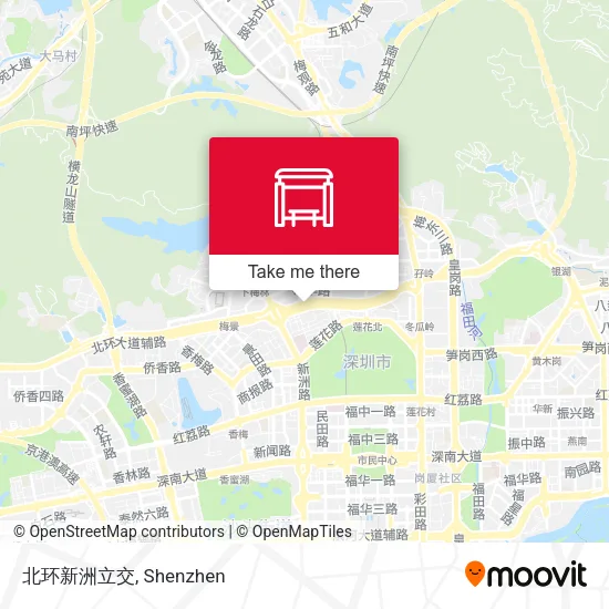 北环新洲立交 map