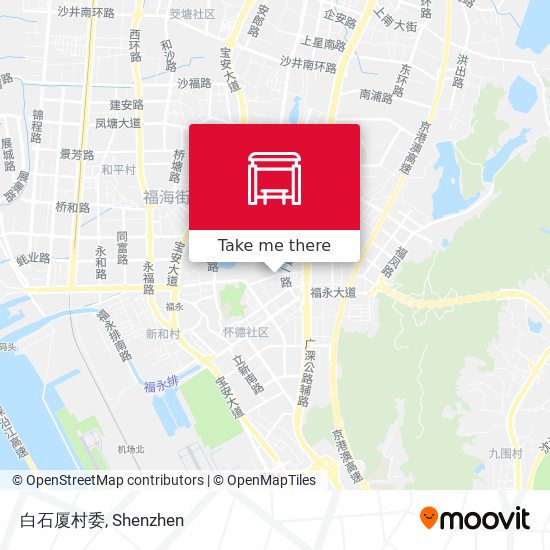 白石厦村委 map