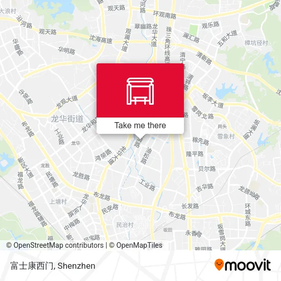 富士康西门 map