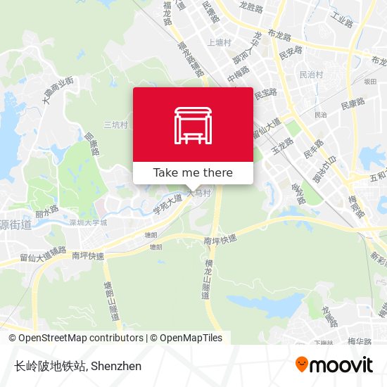 长岭陂地铁站 map