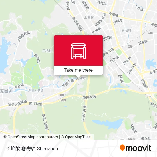 长岭陂地铁站 map