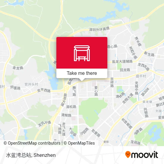 水蓝湾总站 map