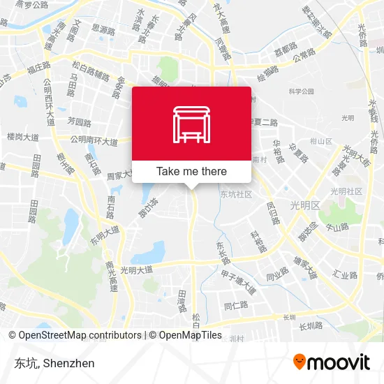 东坑 map