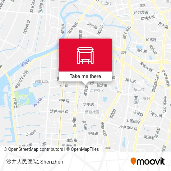 沙井人民医院 map