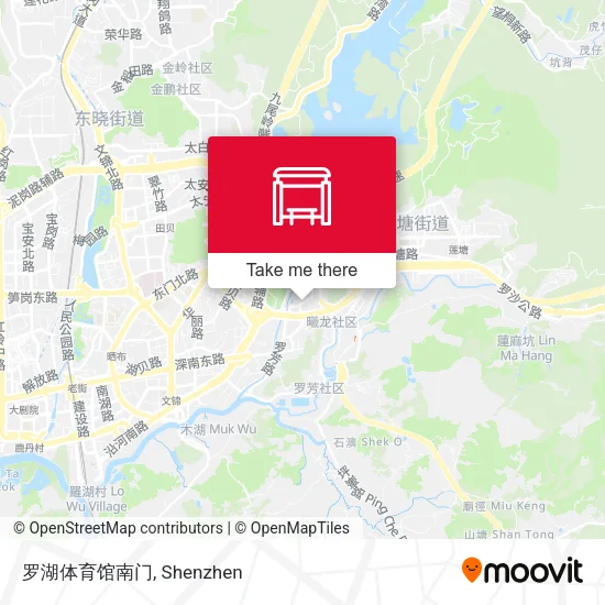 罗湖体育馆南门 map