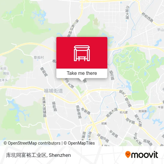 库坑同富裕工业区 map