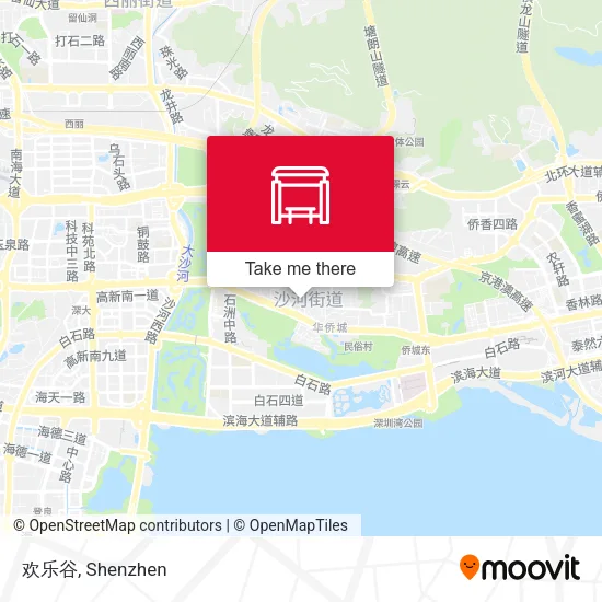欢乐谷 map
