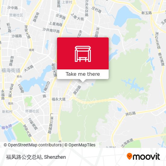 福凤路公交总站 map