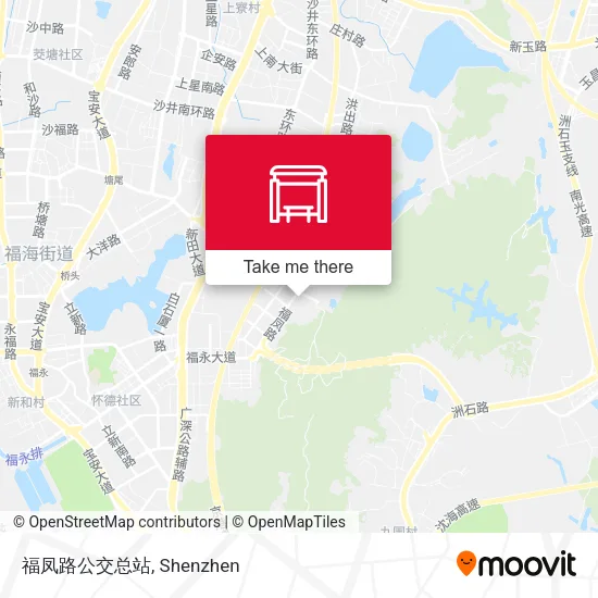 福凤路公交总站 map