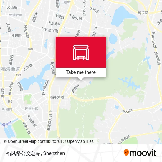福凤路公交总站 map