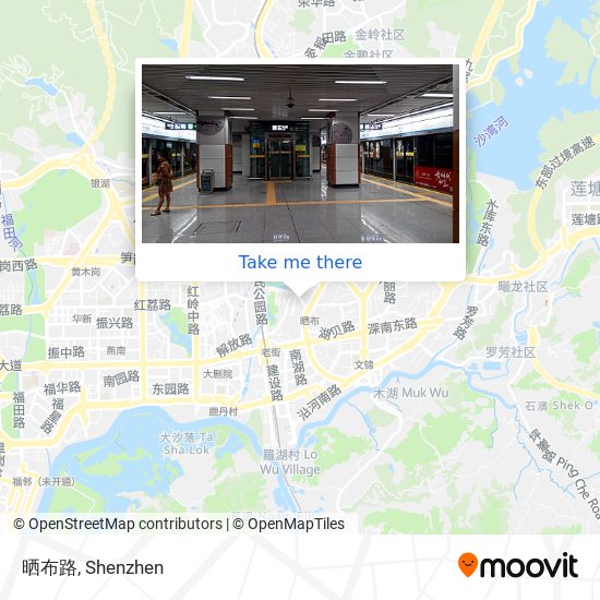 晒布路 map