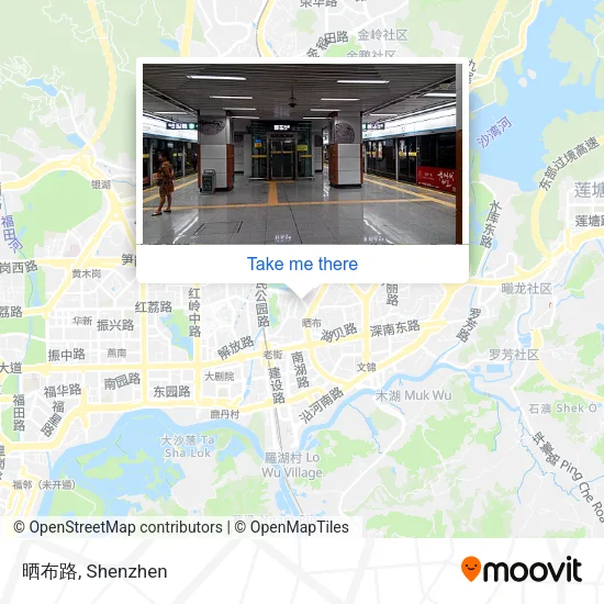 晒布路 map