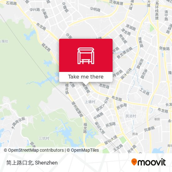 简上路口北 map