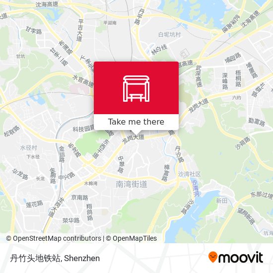 丹竹头地铁站 map