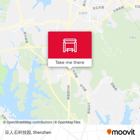 应人石科技园 map