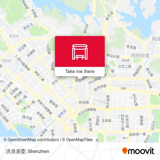 洪浪居委 map