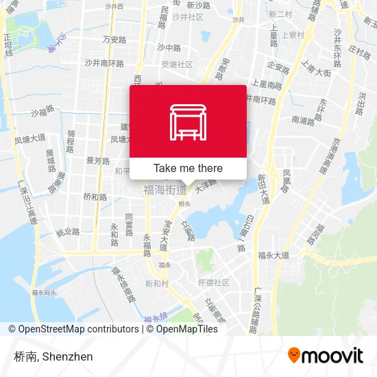 桥南 map