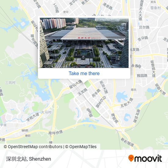 深圳北站 map
