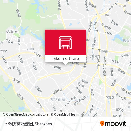 华澜万海物流园 map