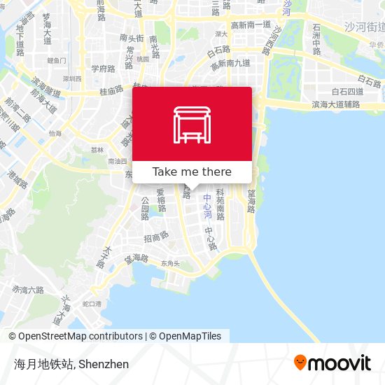 海月地铁站 map
