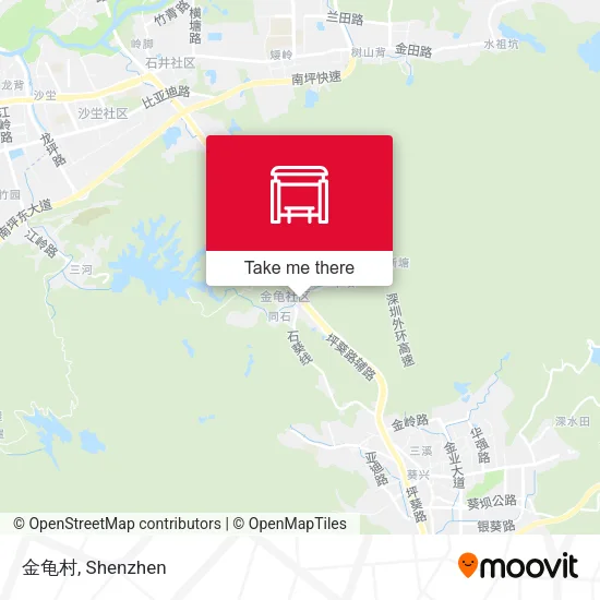 金龟村 map