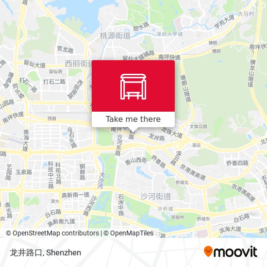 龙井路口 map