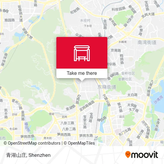 青湖山庄 map