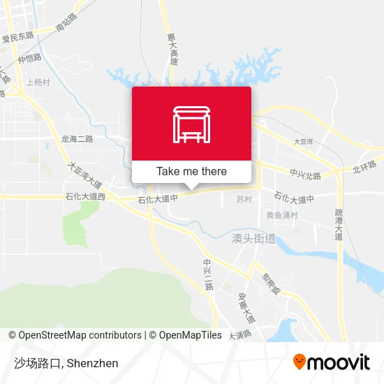 沙场路口 map