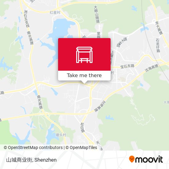 山城商业街 map