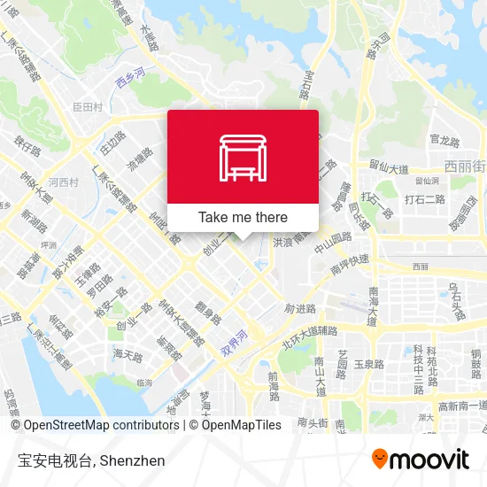 宝安电视台 map