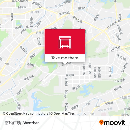 南约广场 map